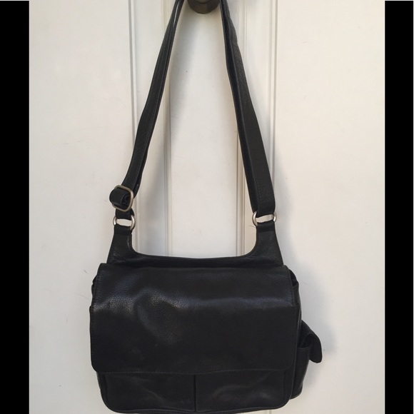 Osgoode Marley Bags | Osgoode Marley Black Leather Cross Shoulder Purse